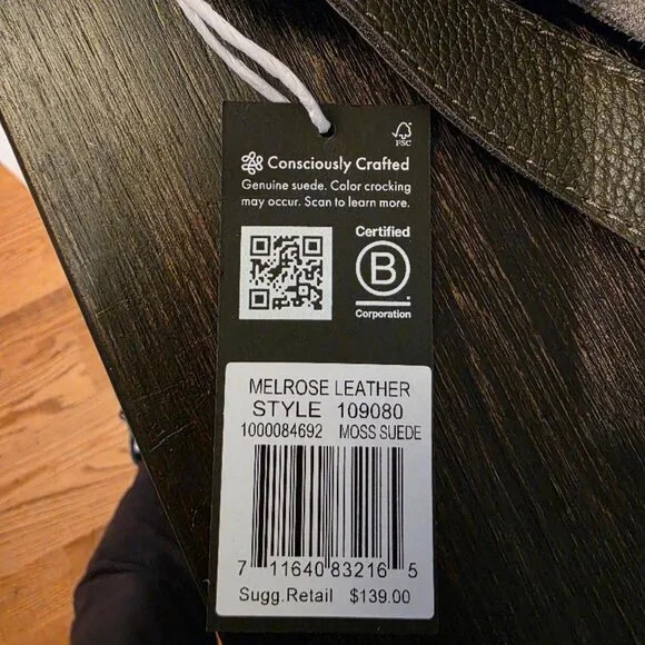 NWT $139 The Sak Melrose Suede Crossbody Bag, Moss Green - Picture 4 of 5